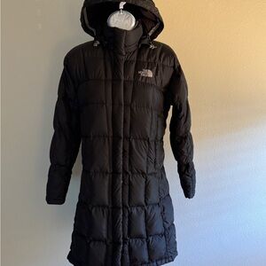 The North Face Triple C Black Puffer Coat with Hood